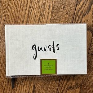 kate spade guest book - new with flaws